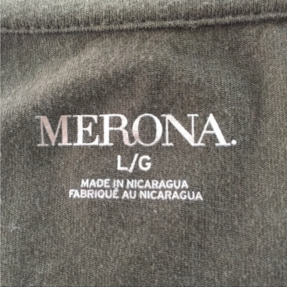 Merona Shirts Bundle of Two Tops Turtleneck Cowl Neck Large Soft - Picture 8 of 9